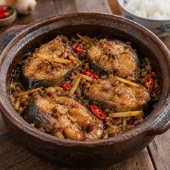 Bí quyết làm cá trê kho tương bần thơm nồng vị gừng cho bữa cơm ấm cúng