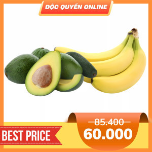 Combo bơ & chuối (1 Combo)