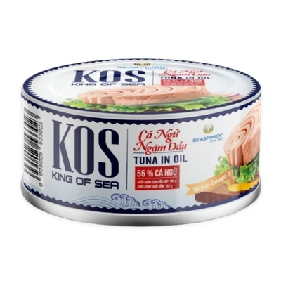 Cá ngừ ngâm dầu Seaspimex hộp 185g
