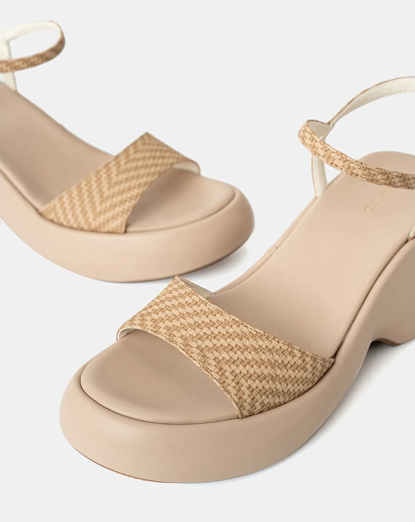 Giày Sandal Xuồng Quai Bản Lớn Phối Quai Cổ Chân - Image 4