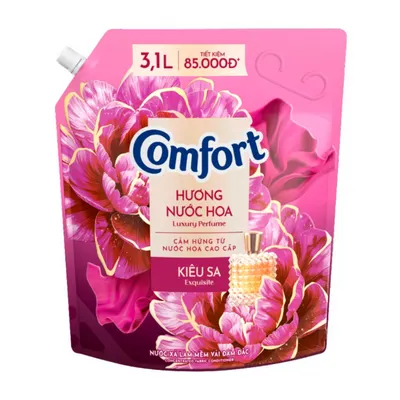 Nước xả vải hương nước hoa kiêu sa Comfort túi 3.1L