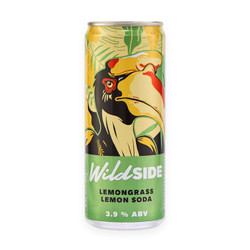 Nước soda chanh xả lemongrass lemon WildSIDE 330ml (1 Lon)