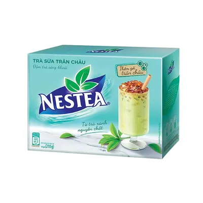 Trà sữa Nestea trân châu hộp 10 gói x 21g