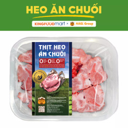 Xương heo ngon Heo Ăn Chuối 300g (1 Khay)