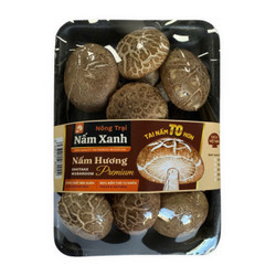 Nấm hương tươi size Jumbo Nấm Xanh khay 150g (1 Khay)