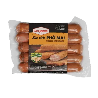 Xúc xích phô mai LC Foods gói 200g