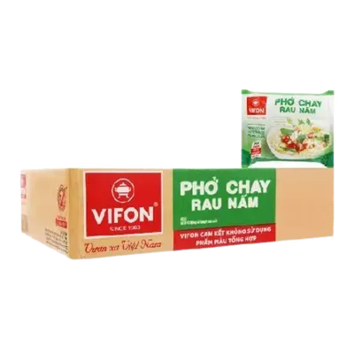Thùng 30 gói phở chay rau nấm 65g