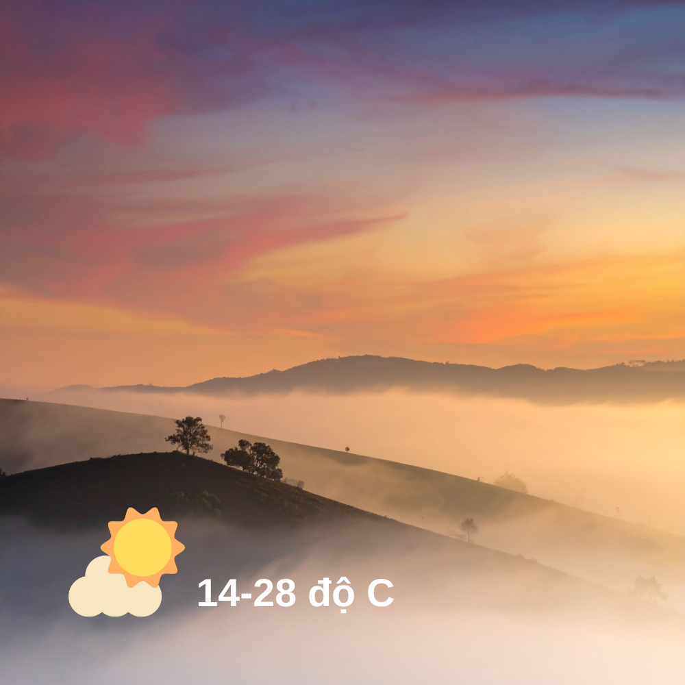 Mức nhiệt độ ở Lâm Đồng dao động mạnh Tết Nguyên Đán