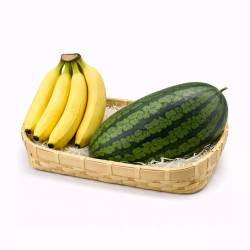 Combo chuối Nam Mỹ + dưa hấu ruột đỏ Long An (1 Combo)