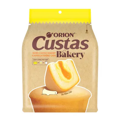 Bánh Castella trứng lava Custas Bakery gói 150g
