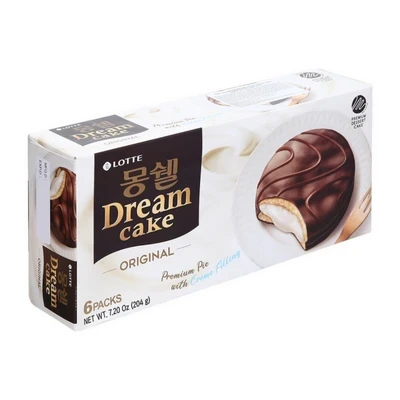 Bánh Choco Pie Dream Cake vị cacao Lotte hộp 204g