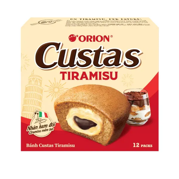 Bánh Custas Tiramisu Orion hộp 276g