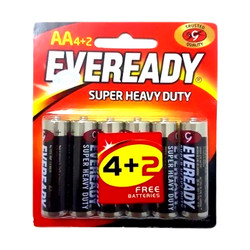 Pin AA SHD 1215 BP4 Eveready vỉ 6 viên