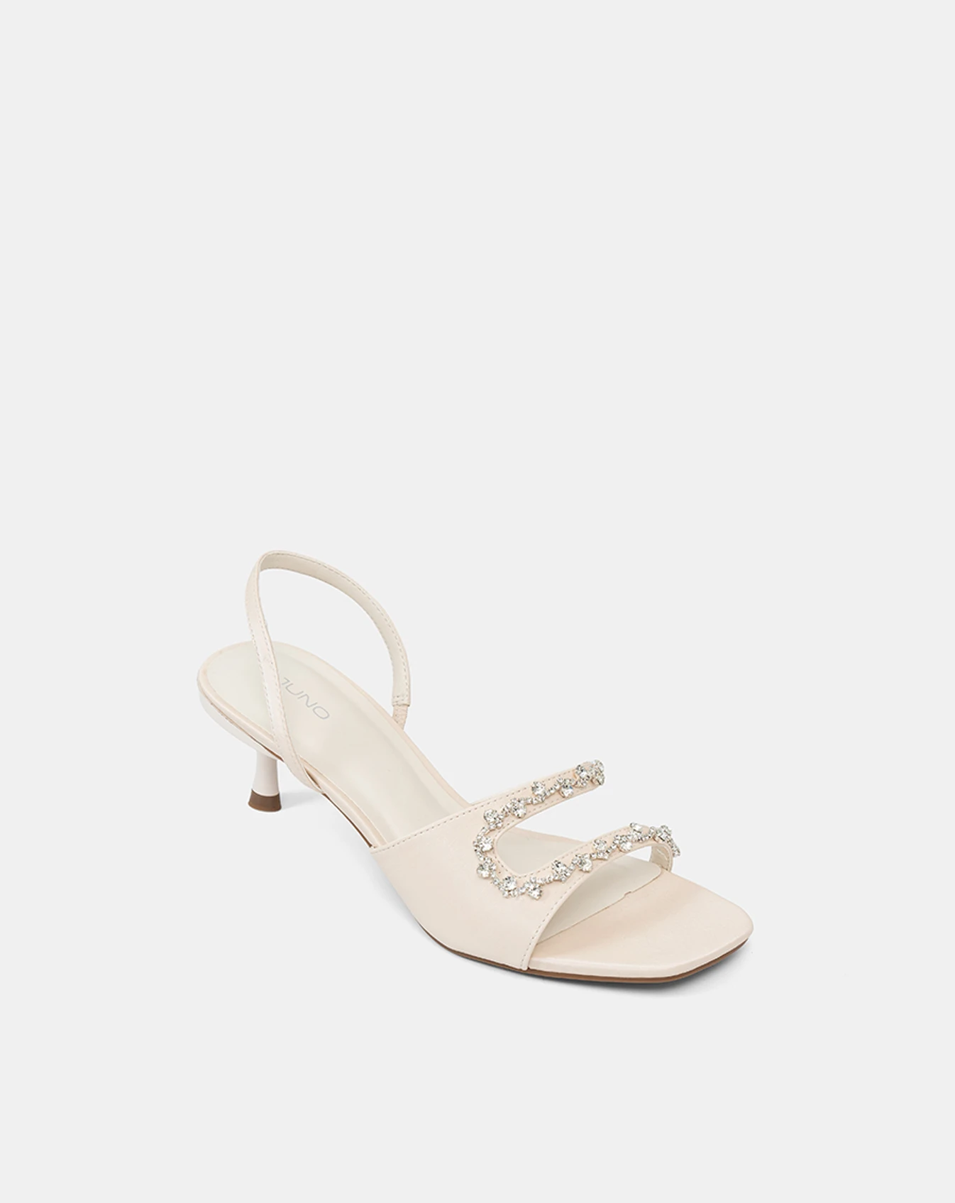 Giày Sandal Cao Gót Quai Cách Điệu Đính Dây Đá - Image 6