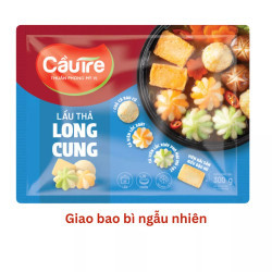 Viên thả lẩu long cung Cj cầu tre gói 300g (1 gói)