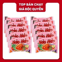 Combo 10 gói mì ăn liền Hảo Hảo Acecook vị tôm chua cay 75g