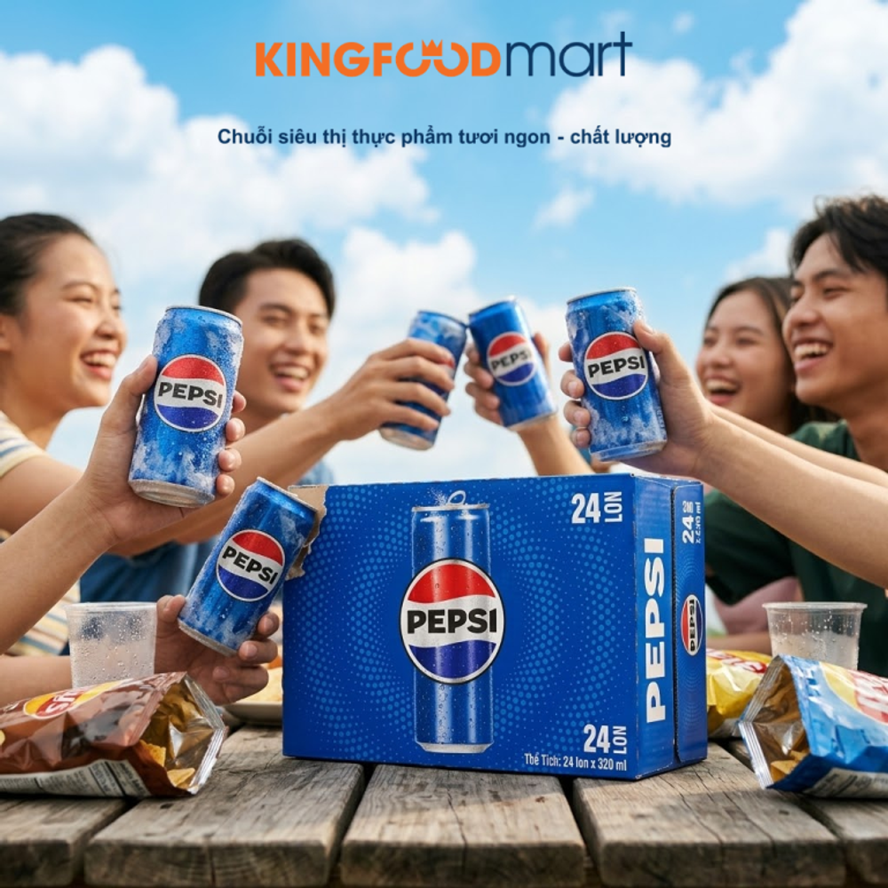 Cập nhật giá thùng nước ngọt pepsi mới nhất 2026