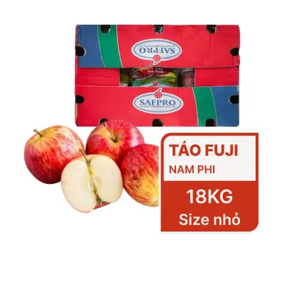 Thùng 18kg Táo Nam Phi Fuji size 135-216