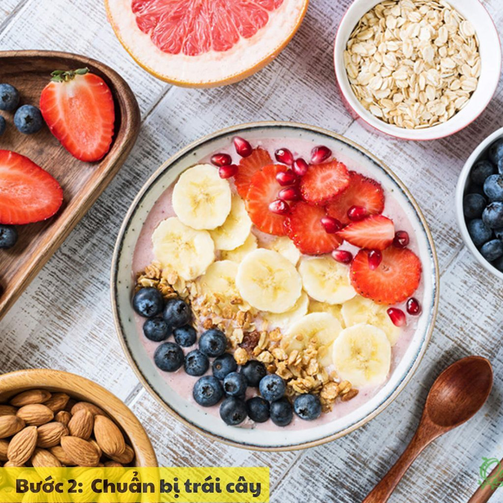 chuẩn bị trái cây