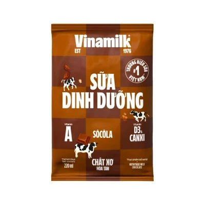Sữa có đường Vinamilk gói 220ml