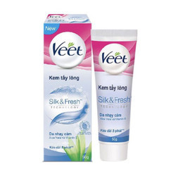 Kem tẩy lông da nhạy cảm Veet tuýp 50g (1 Tuýp)