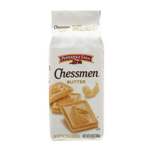 Bánh quy bơ Chessmen Pepperidge Farm gói 206g (1 Gói)
