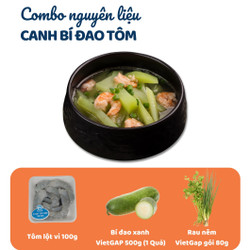 Combo canh Bí đao tôm