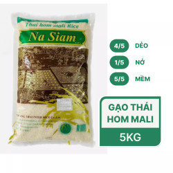 Gạo Thái Hom Mali Na Siam túi 5kg (1 Túi)