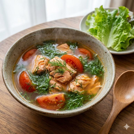 Canh Cá Nấu Thì Là: Ngọt Lành, Ấm Áp Ngày Trở Gió