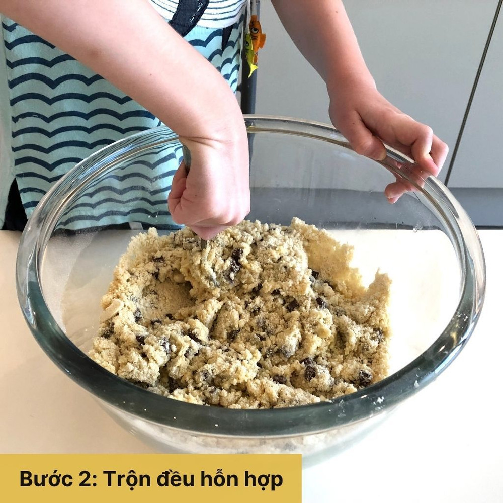 Trộn đều hỗn hợp