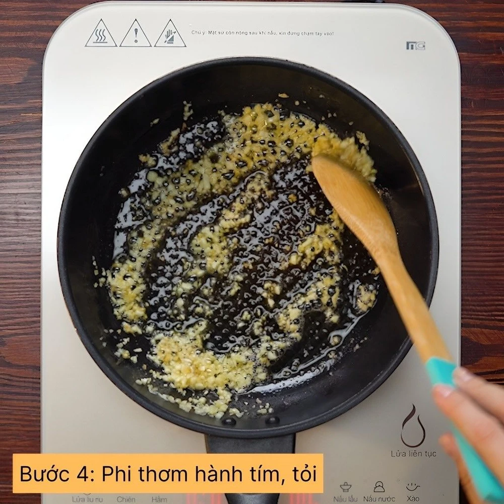phi thơm hành tím, tỏi