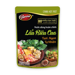 Nước dùng hoàn chỉnh lẩu riêu cua Barona gói 230g