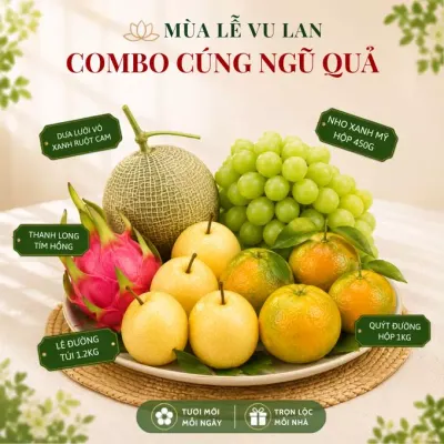 Combo cúng ngũ quả premium