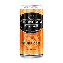 Nước táo lên men Chilly Peach Strongbow 330ml (1 Lon)