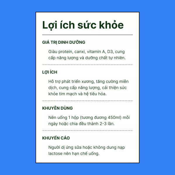 Sữa tươi thanh trùng Đà Lạt Milk hộp 450ml