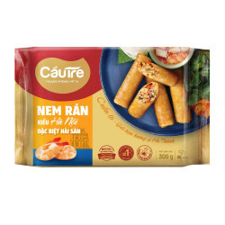 Nem rán kiểu Hà Nội đặc biệt hải sản CJ Cầu Tre gói 300g (1 Gói)