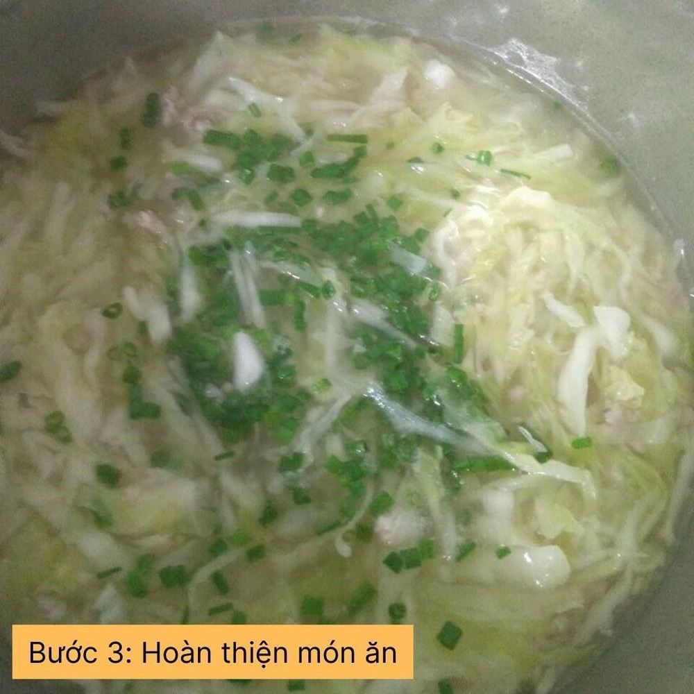 hoàn thiện món ăn