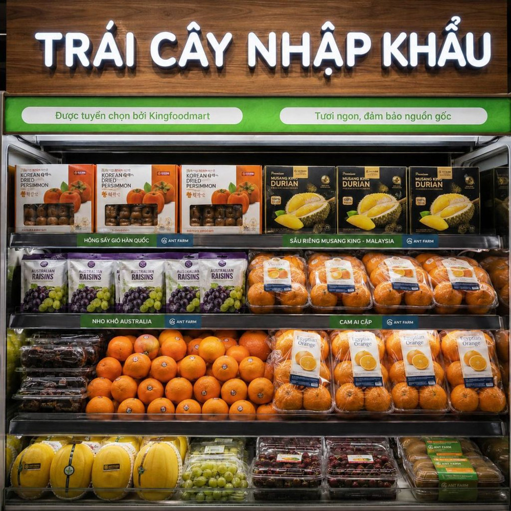 Công ty TNHH MTV Ant Farm: Nông sản chuẩn xuất khẩu trong nhóm Tick Xanh Kingfoodmart
