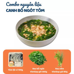 Combo Canh bồ ngót tôm