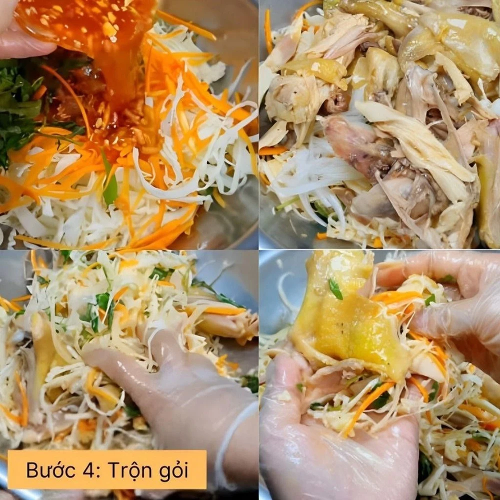 trộn gỏi
