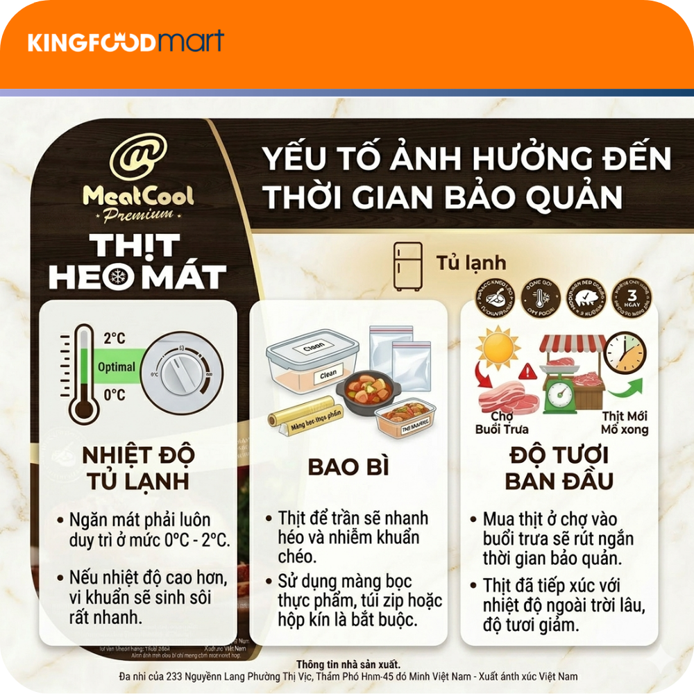 Yếu tố ảnh hưởng đến thời gian bảo quản