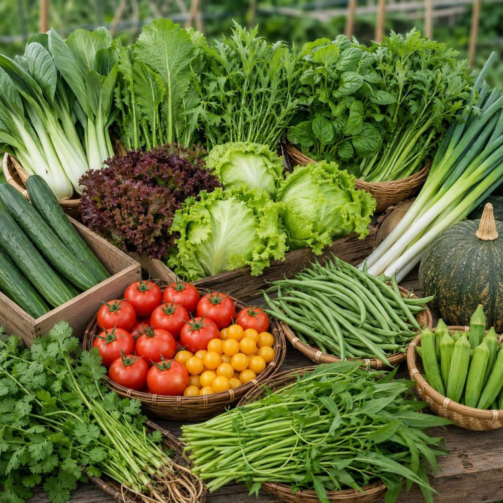 Công ty TNHH Nông Nghiệp Miền Đất Hy Vọng Việt Nam (Hopeland Vietnam Farm): Rau hữu cơ trong nhóm Tick Xanh Kingfoodmart
