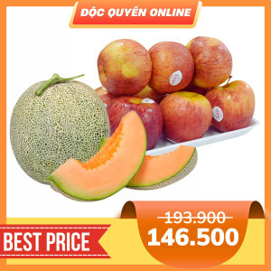 Combo táo & dưa lưới (1 Combo)
