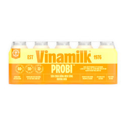 Lốc sữa chua uống Probi hương dứa Vinamilk chai 65ml (5 Chai)