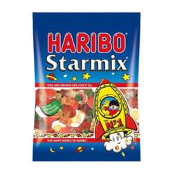 Kẹo dẻo Star Mix Haribo gói 80g (1 Gói)