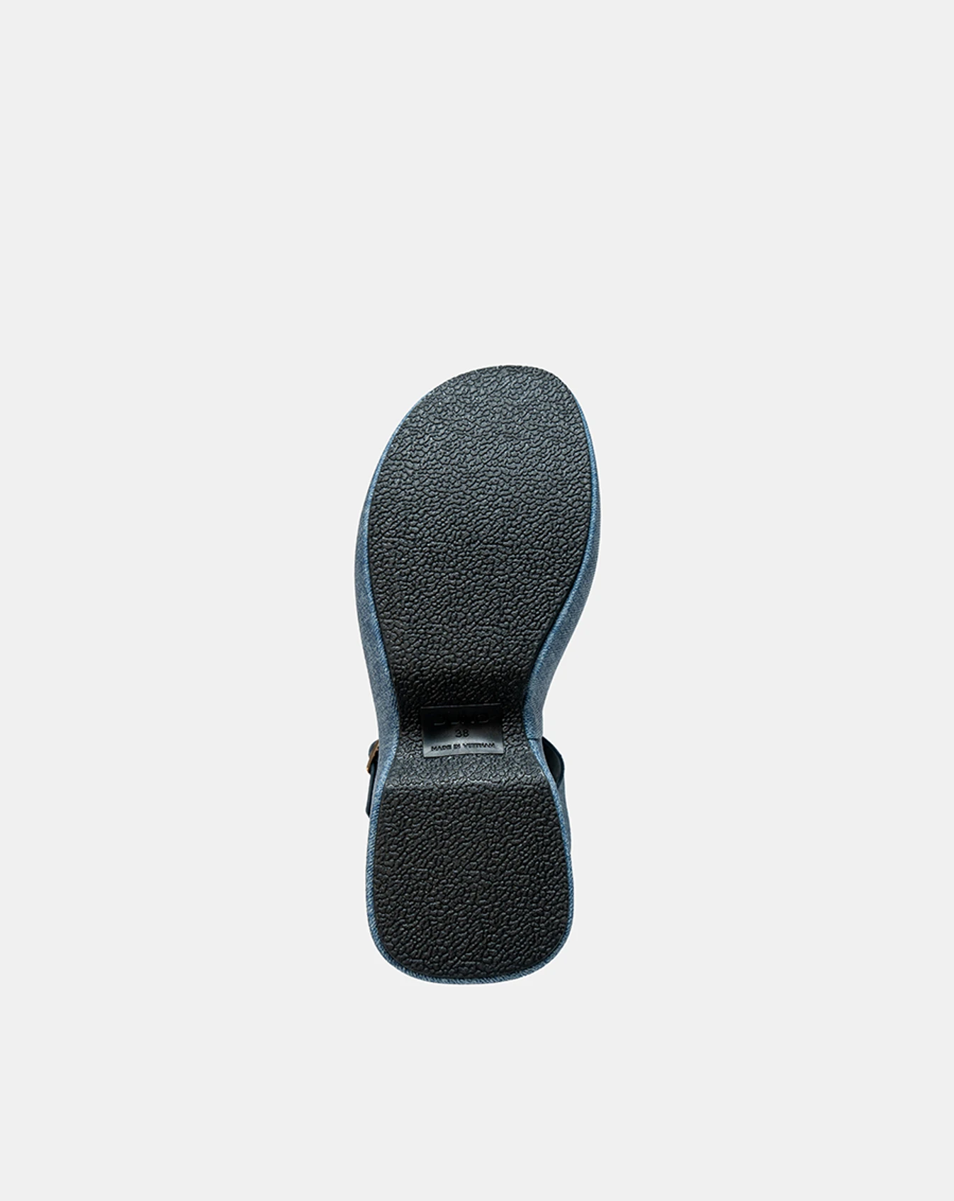 Giày Sandal Đế Xuồng Quai Phối Buckle Vuông - Image 8