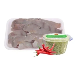 Combo cá mó chiên sả ớt