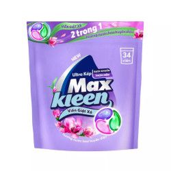Viên giặt xả huyền diệu Maxkleen túi 34 viên x 15g (1 Gói)