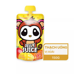 Thạch uống trái cây vị xoài Yummy Panda túi 150g