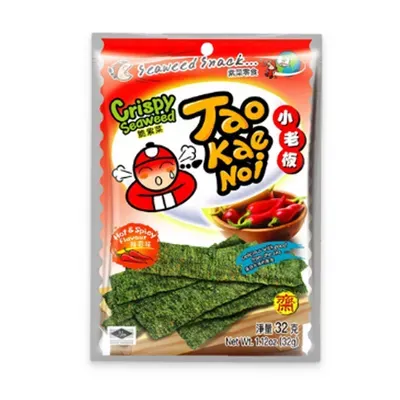 Rong biển crispy seaweed vị cay Taokaenoi gói 32g
